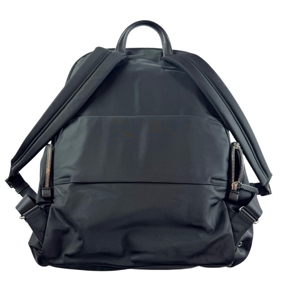 Tumi Carson Backpack, Black w/Silver Hardware - Picture 3 of 12